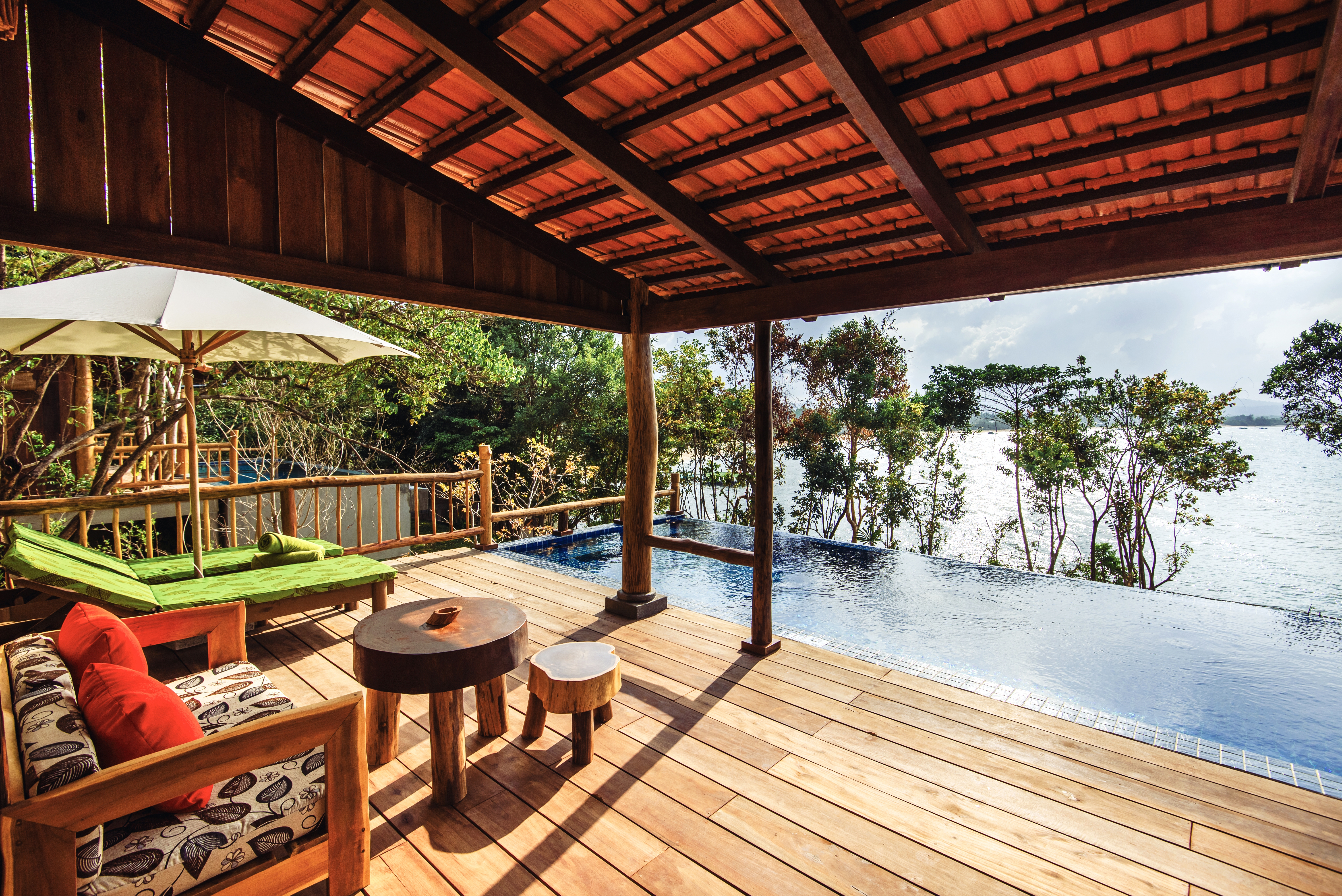 Oceanfront Pavilion with Private Pool